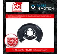 Brake Disc Splash Panel fits MERCEDES SPRINTER Rear Right 1995 on M111.984 Guard