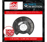 Brake Disc Splash Panel fits MERCEDES VIANO W639 3.5 Rear Right 2007 on M272.978