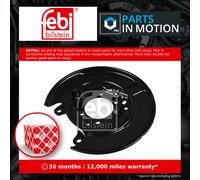 Brake Disc Splash Panel fits NISSAN X-TRAIL T31 2.0D Rear Right 07 to 14 Guard