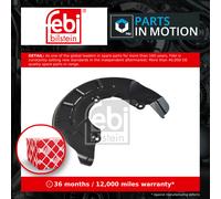 febi bilstein 171557 Brake Disc Shield for disc brake , 1 piece