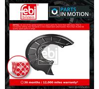 Brake Disc Splash Panel fits VW PASSAT Front Left 05 to 15 Guard Plate Febi New