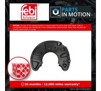 Brake Disc Splash Panel Front Left 197150 Febi Guard Plate A2044211120 Quality