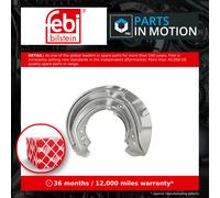Brake Disc Splash Panel Front Right 185856 Febi Guard Plate 34116792238 Quality