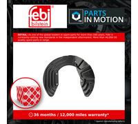 Brake Disc Splash Panel Front Right 197143 Febi Guard Plate 34106787514 Quality