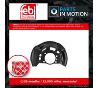 Brake Disc Splash Panel Front Right 197438 Febi Guard Plate 4778142040 Quality