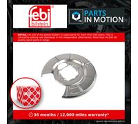 FEBI BILSTEIN 174922 Brake Disc Splash Guard Left Rear Fits BMW 5 6 Convertible
