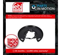 Brake Disc Splash Panel Rear Left 196365 Febi Guard Plate 43254SEA000 Quality
