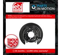 Brake Disc Splash Panel Rear Left 197334 Febi Guard Plate 4650402020 Quality New