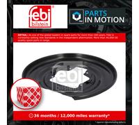 Brake Disc Splash Panel Rear Left or Right 193819 Febi Guard Plate 51434184 New