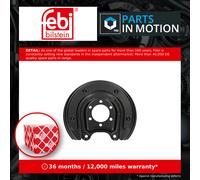 Brake Disc Splash Panel Rear Left or Right 197442 Febi Guard Plate MR955265 New