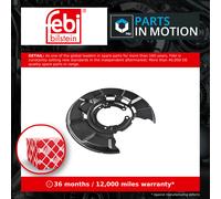 Brake disc cover Rear Axle Right 171549 FEBI BILSTEIN for BMW 1 Sports Hatch 3 1
