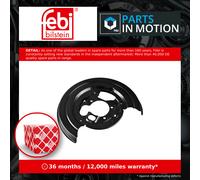 Brake disc cover Rear Axle Right 174250 FEBI BILSTEIN for VW CRAFTER 30-50 Van