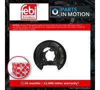Brake Disc Splash Panel Rear Right 196897 Febi Guard Plate A1684230220 Quality