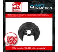 Brake Disc Splash Panel Rear Right 197440 Febi Guard Plate 5Q0615612M Quality