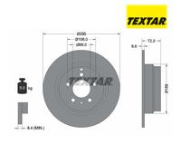 Brake Disc TEXTAR 92066803 For VOLVO (1 pcs)
