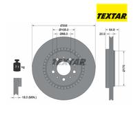 Brake Disc TEXTAR 92126803 For VOLVO (1 pcs)