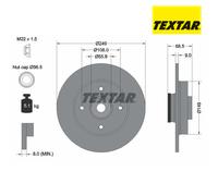 Brake Disc TEXTAR 92133303 For PEUGEOT, CITROËN (1 pcs)