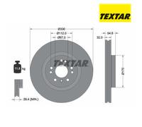 Brake Disc TEXTAR 92150605 For MERCEDES-BENZ (1 pcs)