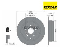 Brake Disc TEXTAR 92162503 For HONDA (1 pcs)