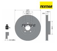 Brake Disc TEXTAR 92173103 For TOYOTA (1 pcs)
