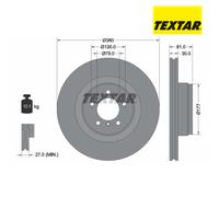 Brake Disc TEXTAR 92178403 For LAND ROVER
