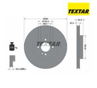 Brake Disc TEXTAR 92183505 For MINI (1 pcs)