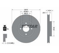 Textar 92252403 Brake Disc