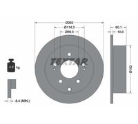 TEXTAR 92269403 Brake disc