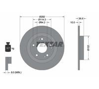 Brake Disc TEXTAR 92301303 for HONDA
