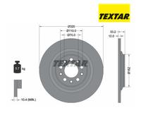 TEXTAR 92304103 Brake disc