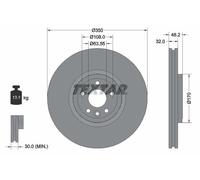 TEXTAR 92308205 Brake disc