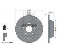 TEXTAR 92327403 Brake disc