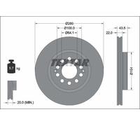 Textar 92342603 Brake Disc