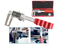 Brake Disc Thickness Gauge, Digital Caliper 0-150 mm, Stainless Steel for Accurate Brake Pad Wear Measurement, Garage & Auto Mechanic Use