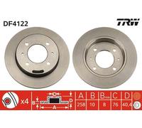 Brake Disc TRW DF4122