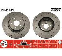 Brake Disc TRW DF4148S