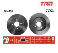 Brake Disc TRW DF4155 For SUZUKI (1 pcs)