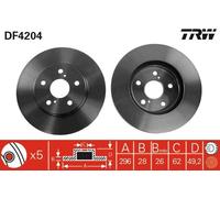 Brake Disc TRW DF4204