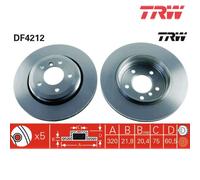 Brake Disc TRW DF4212 For BMW (1 pcs)