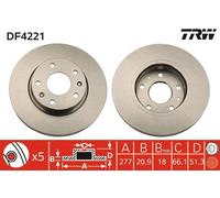 Brake Disc TRW DF4221
