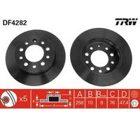 Brake Disc TRW DF4282 for HYUNDAI