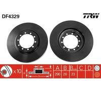 Brake Disc TRW DF4329