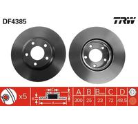 Brake Disc TRW DF4385