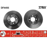 Brake Disc TRW DF4455