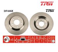 Brake Disc TRW DF4468 For MAZDA (1 pcs)