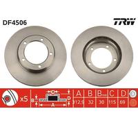 Brake Disc TRW DF4506