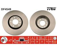 Brake Disc TRW DF4549
