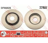 Brake Disc TRW DF6682S