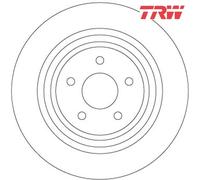 TRW DF6976 Brake disc