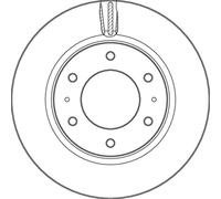 TRW DF6992S Brake disc